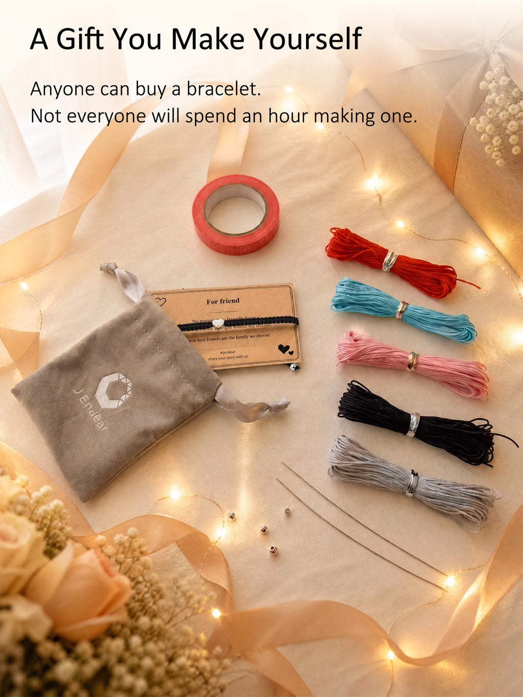DIY Macrame Bracelet Kit — A Heartfelt Gift You Make Yourself