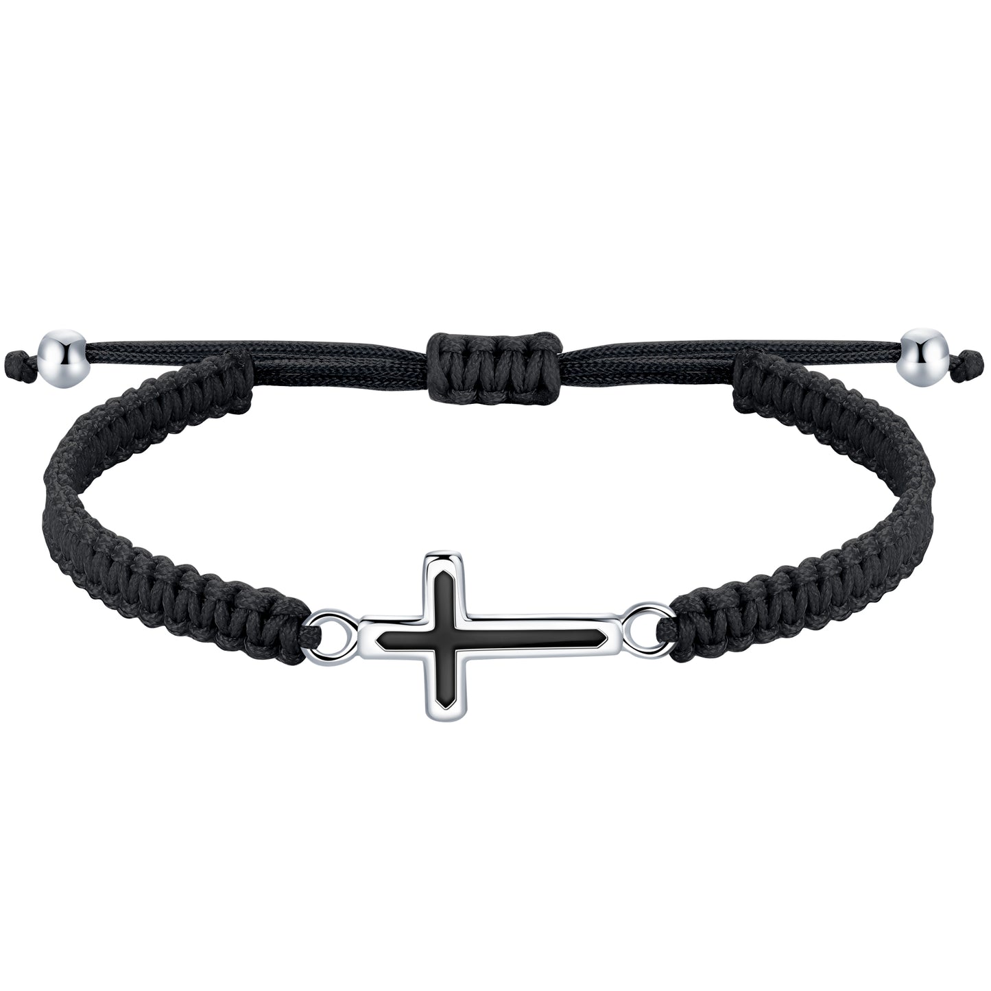 Cross Bracelet, Black