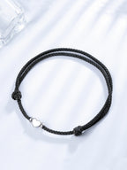 Heart Anklets for Women Girls Sterling Silver, Personalised Handmade Anklets Bracelet 32cm Adjustable Love Friendship Gift