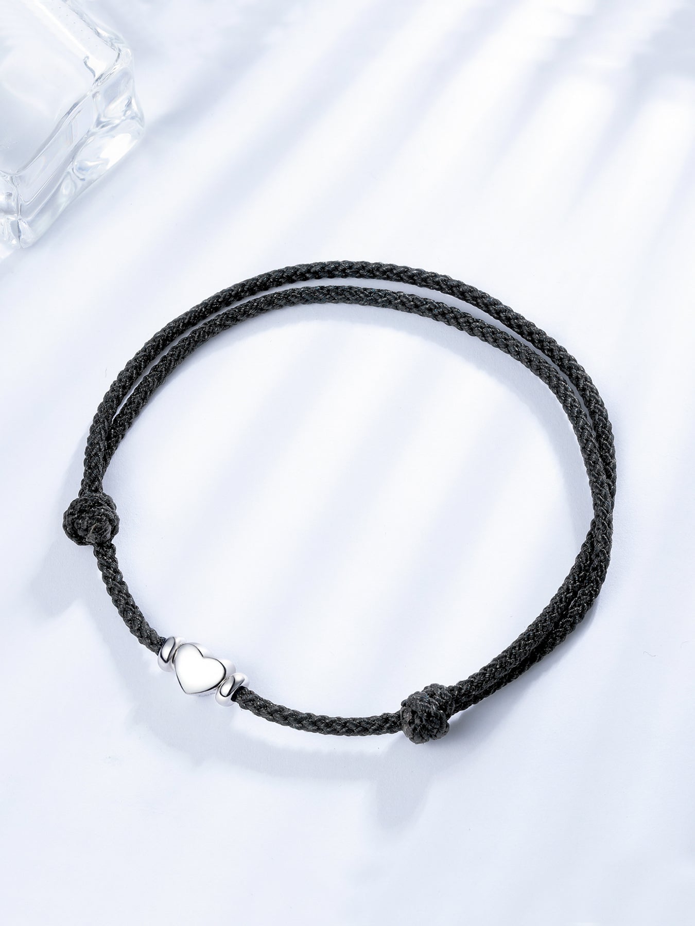 Heart Anklets for Women Girls Sterling Silver, Personalised Handmade Anklets Bracelet 32cm Adjustable Love Friendship Gift