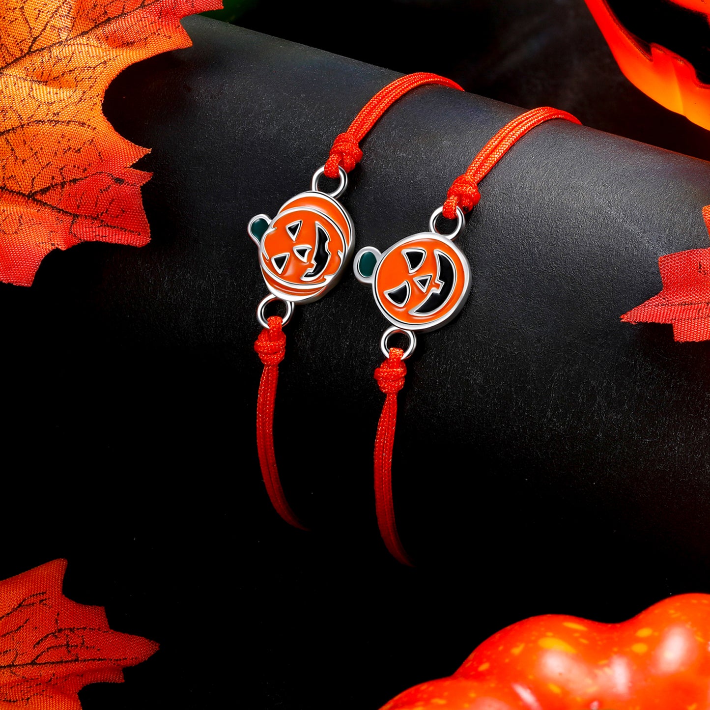 Halloween Pumpkin Bracelet, Orange