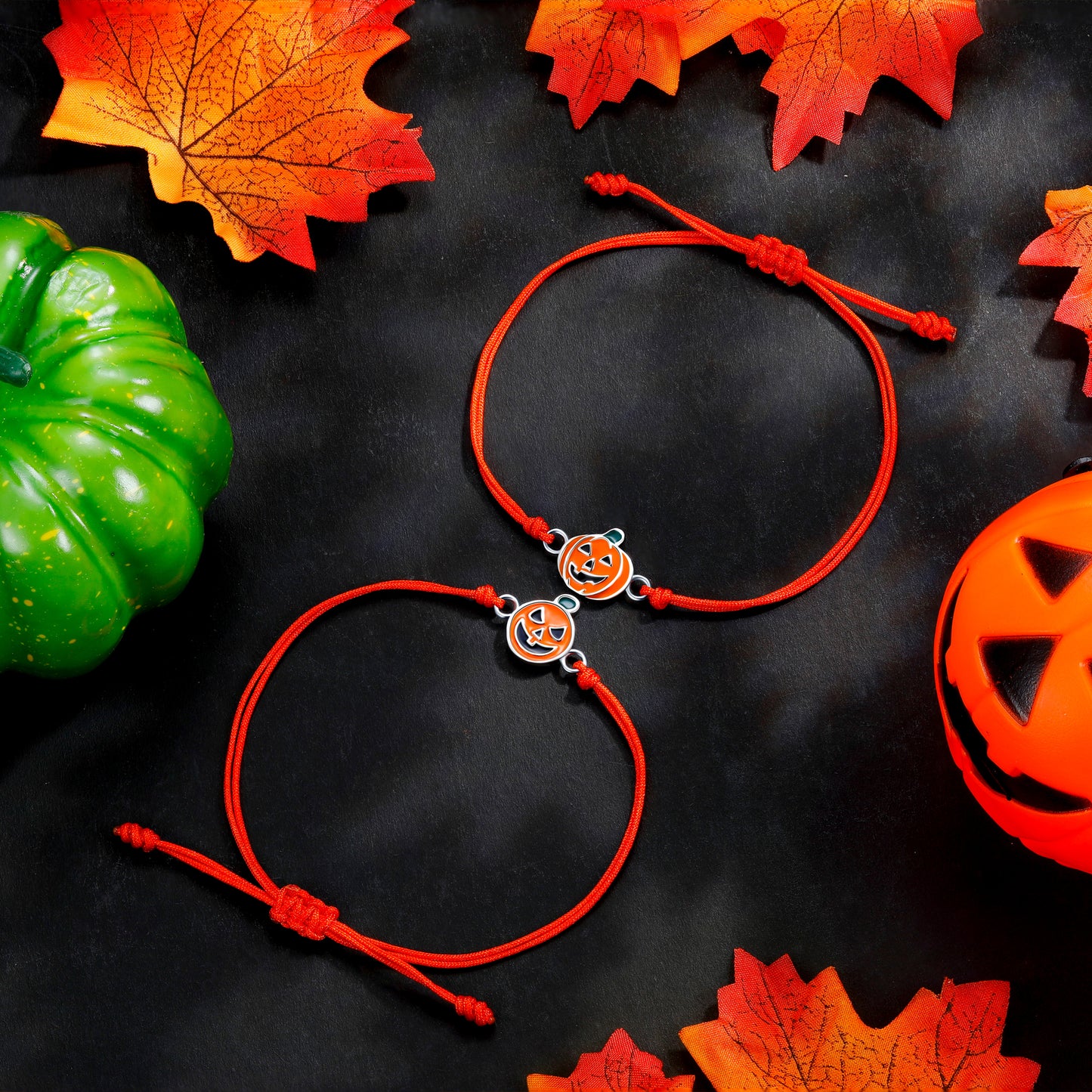 Halloween Pumpkin Bracelet, Orange