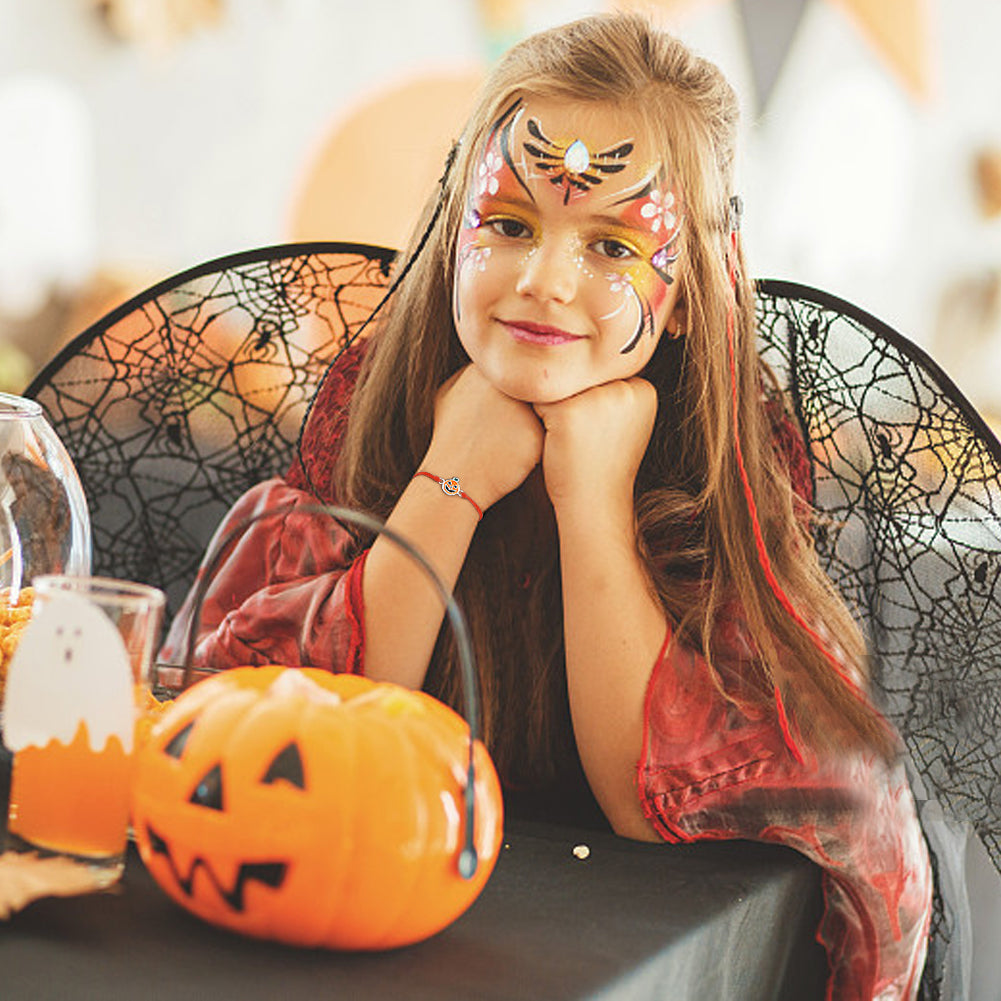 Halloween Pumpkin Bracelet, Orange