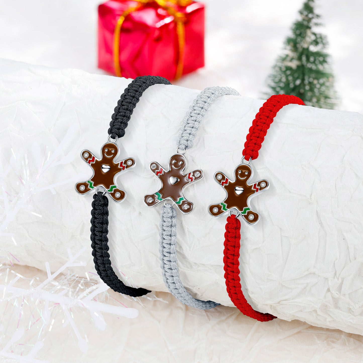 Biscuits Bracelet, Red