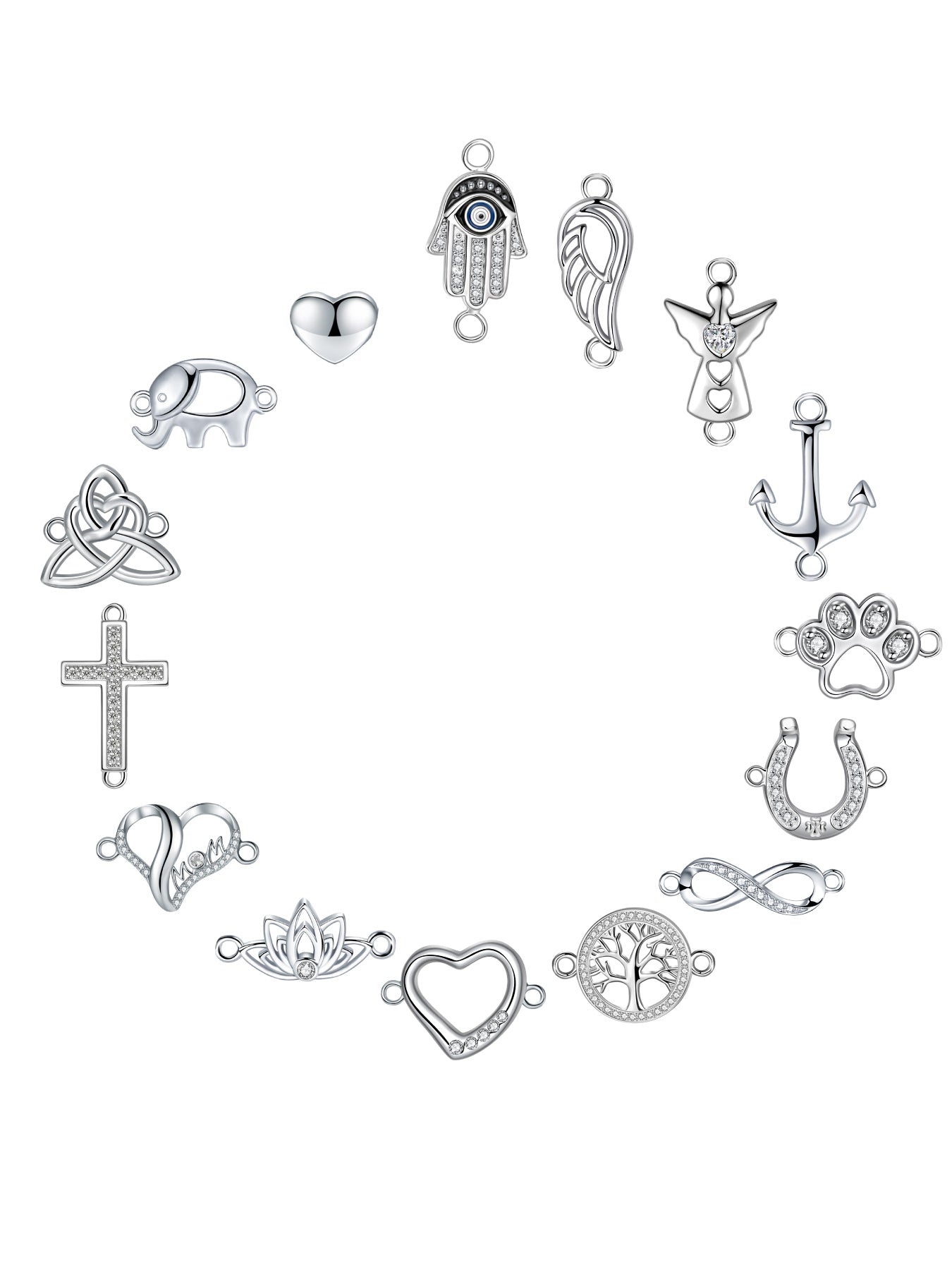 Bracelet Connector Charms – 15 Styles
