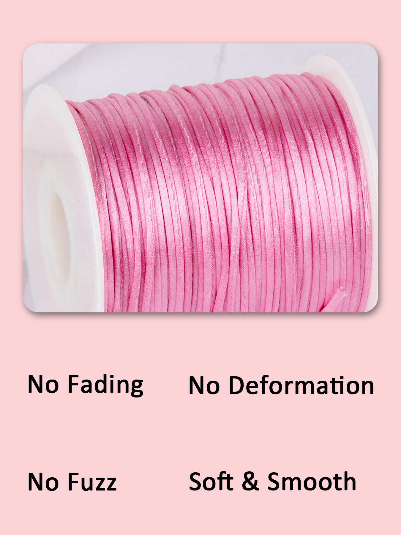 1.5mmx70m Satin Nylon Cord String