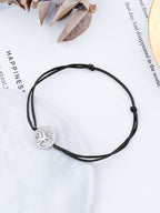 Tree of Life Anklet for Women Girls Sterling Silver Summer Beach Rope Anklets Love Friendship Gift Handmade 37cm Adjustable