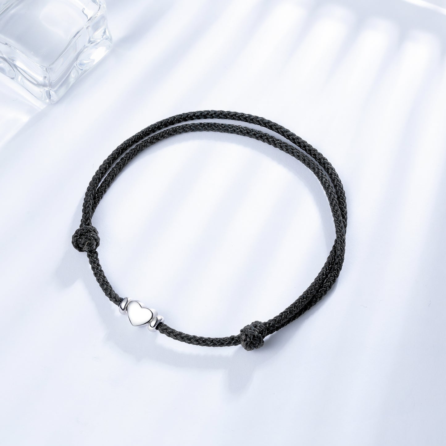 Heart Anklet, Black