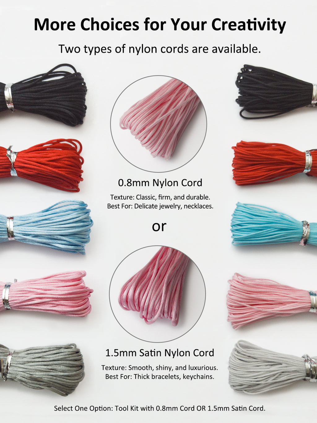 [Beginner-Friendly] DIY Macrame Bracelet Making Kit - Makes Approx. 20 Bracelets | 5 HD Video Tutorials | Perfect Handmade Gift for Couples & Besties