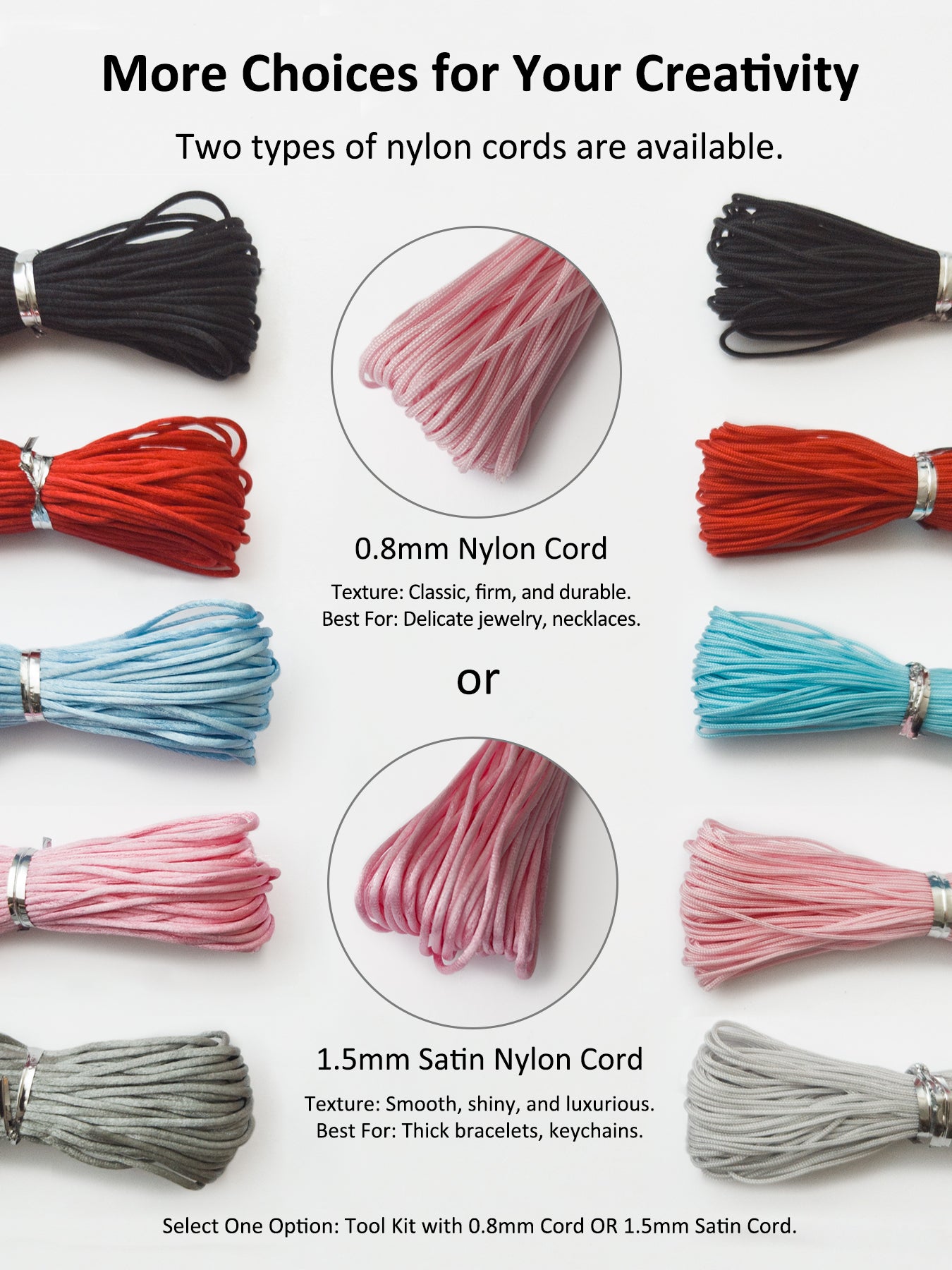 [Beginner-Friendly] DIY Macrame Bracelet Making Kit | 5 HD Video Tutorials | Perfect Handmade Gift for Couples & Besties