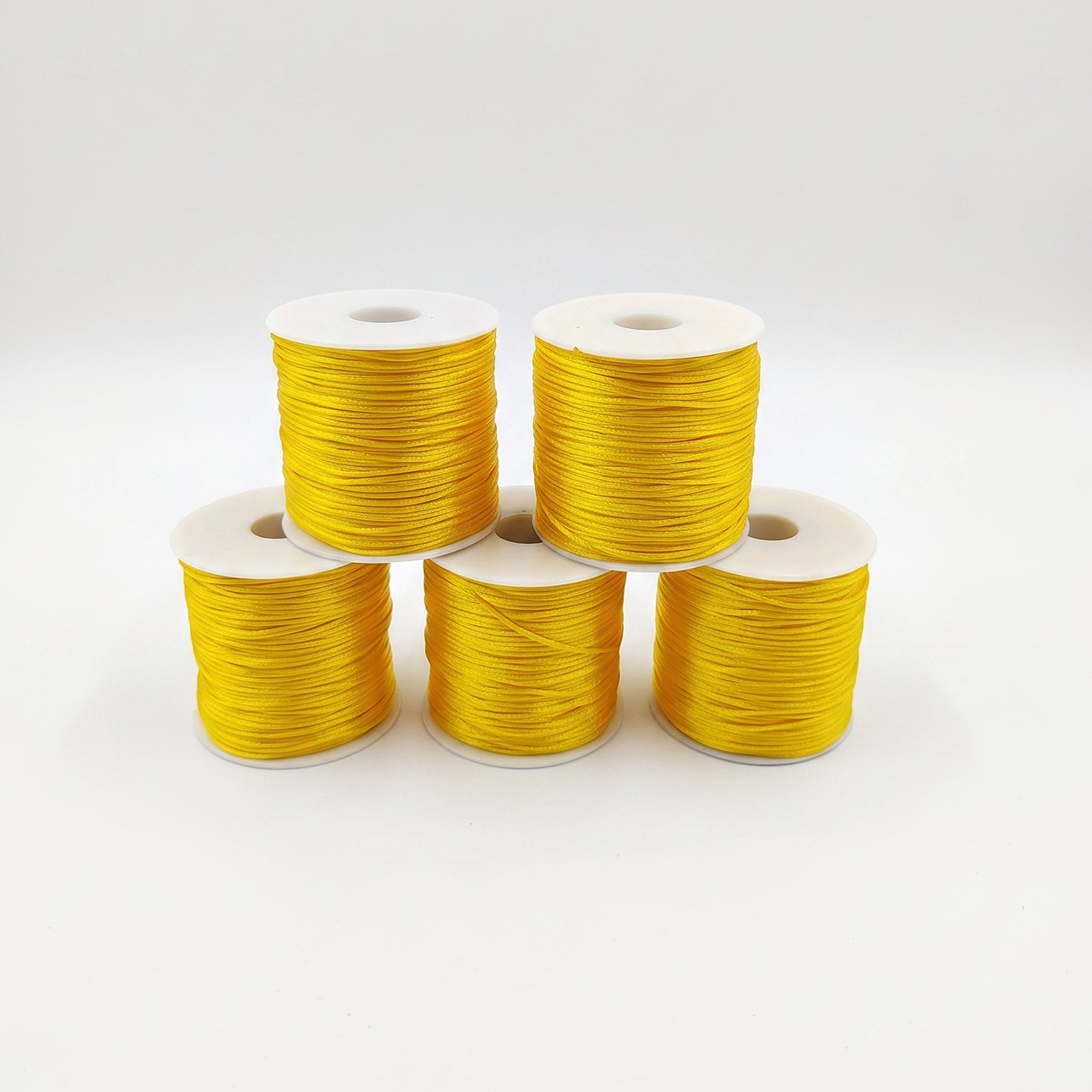 1.5mmx70m Satin Nylon Cord String | 1, 5 & 8 Rolls Available