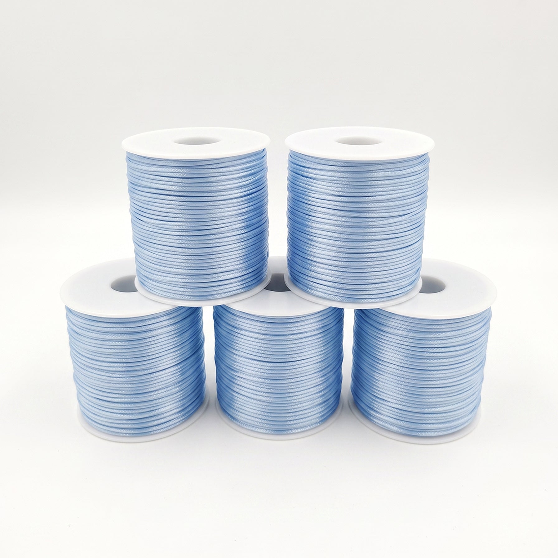 1.5mmx70m Satin Nylon Cord String | 1, 5 & 8 Rolls Available