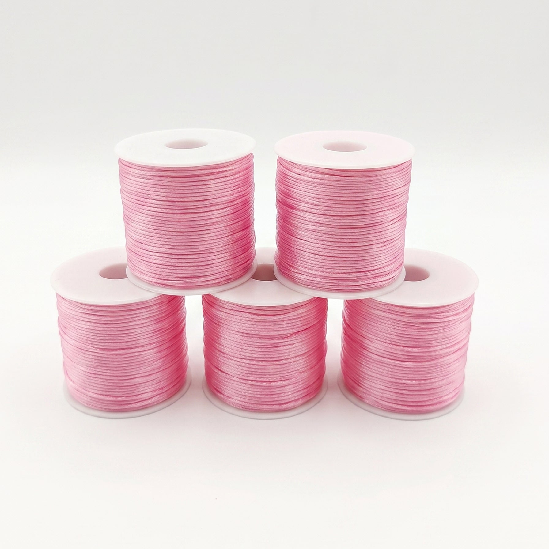 1.5mmx70m Satin Nylon Cord String | 1, 5 & 8 Rolls Available
