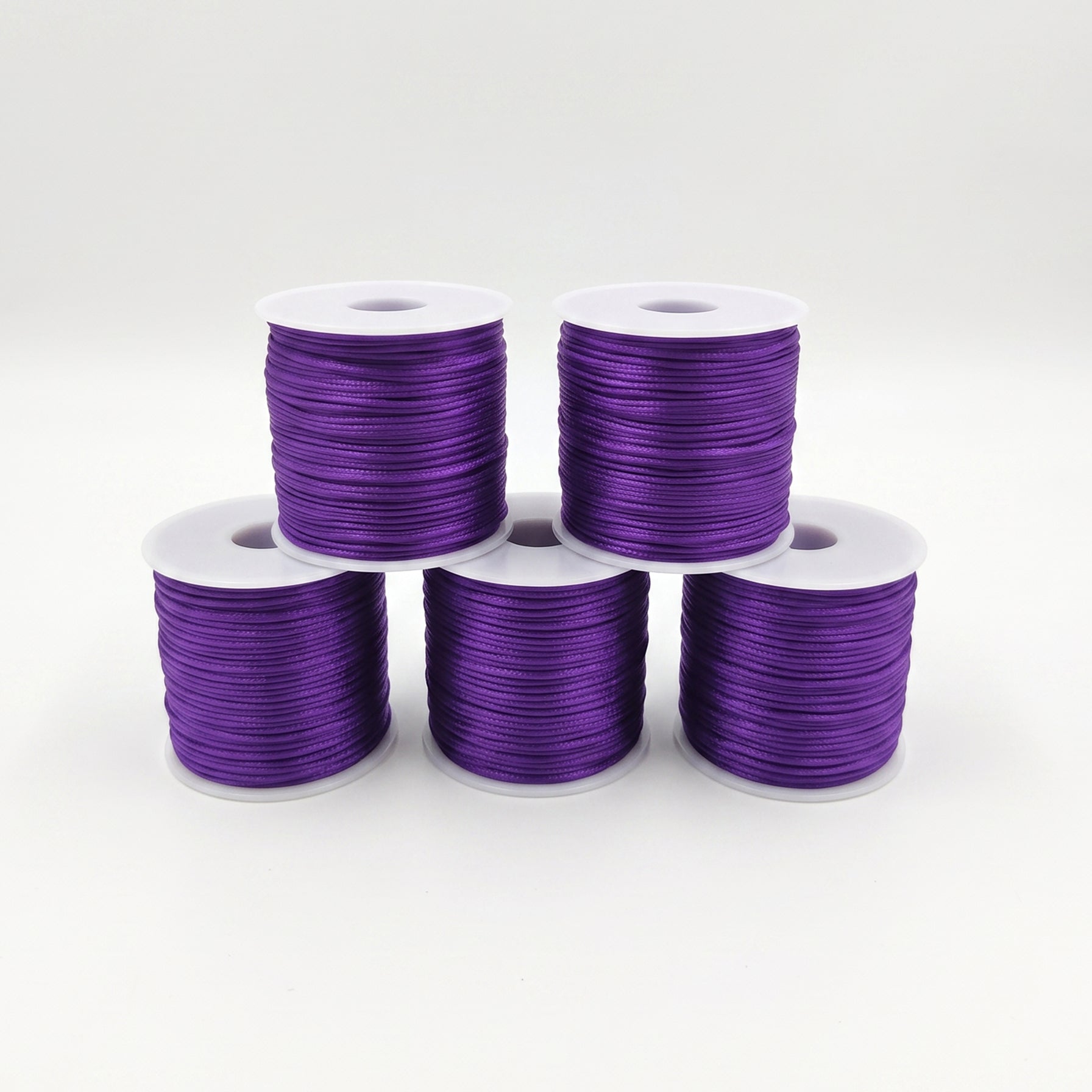 1.5mmx70m Satin Nylon Cord String | 1, 5 & 8 Rolls Available