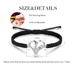 Mom Bracelet Handmade Braided Rope String Jewelry for Mum Mother Gift