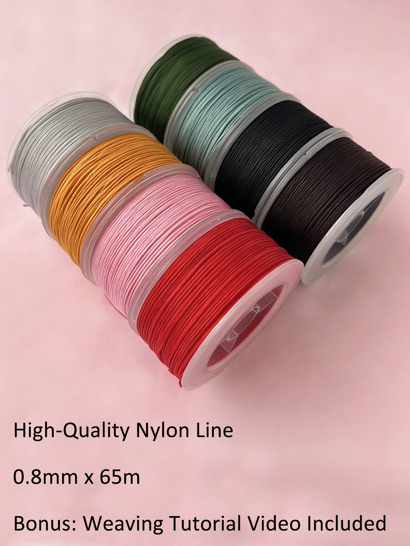 0.8mmx65m Nylon Cord