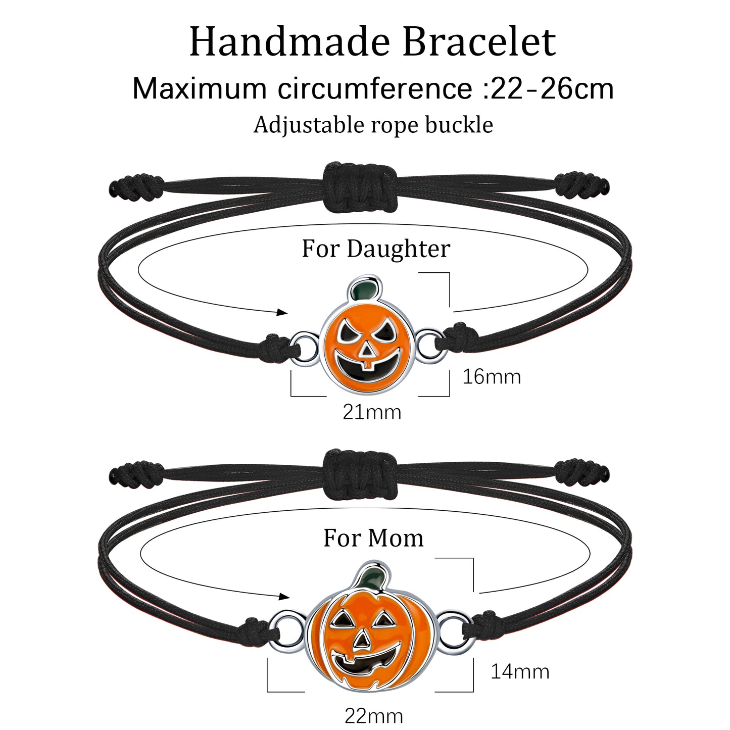 Pumpkin Bracelet, Black