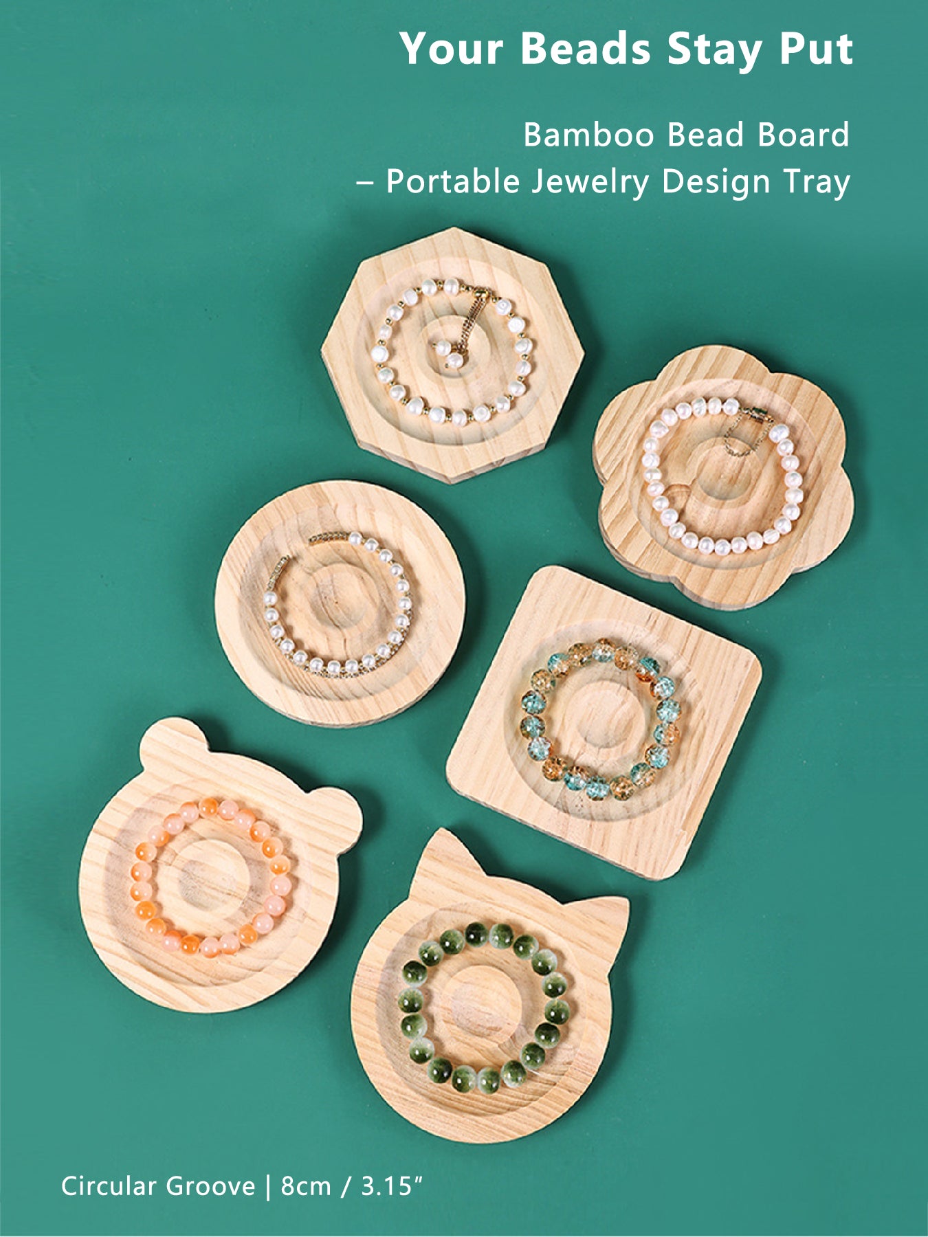 Bamboo Bead Board for Jewelry Making