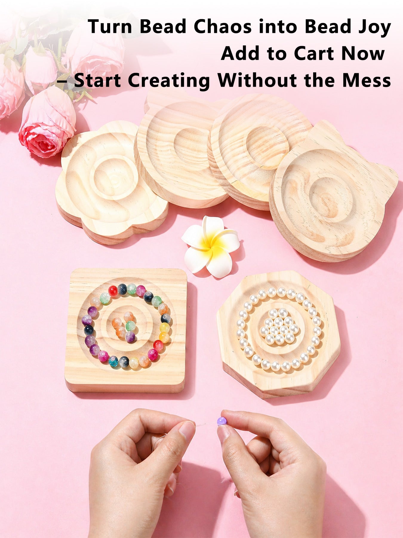 Bamboo Bead Board for Jewelry Making