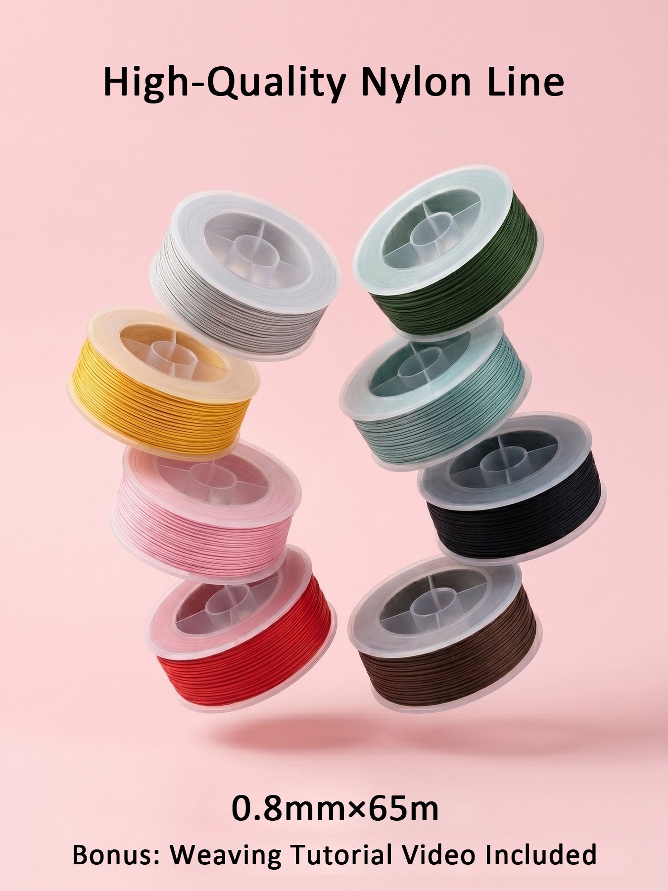 0.8mmx65m Nylon Cord