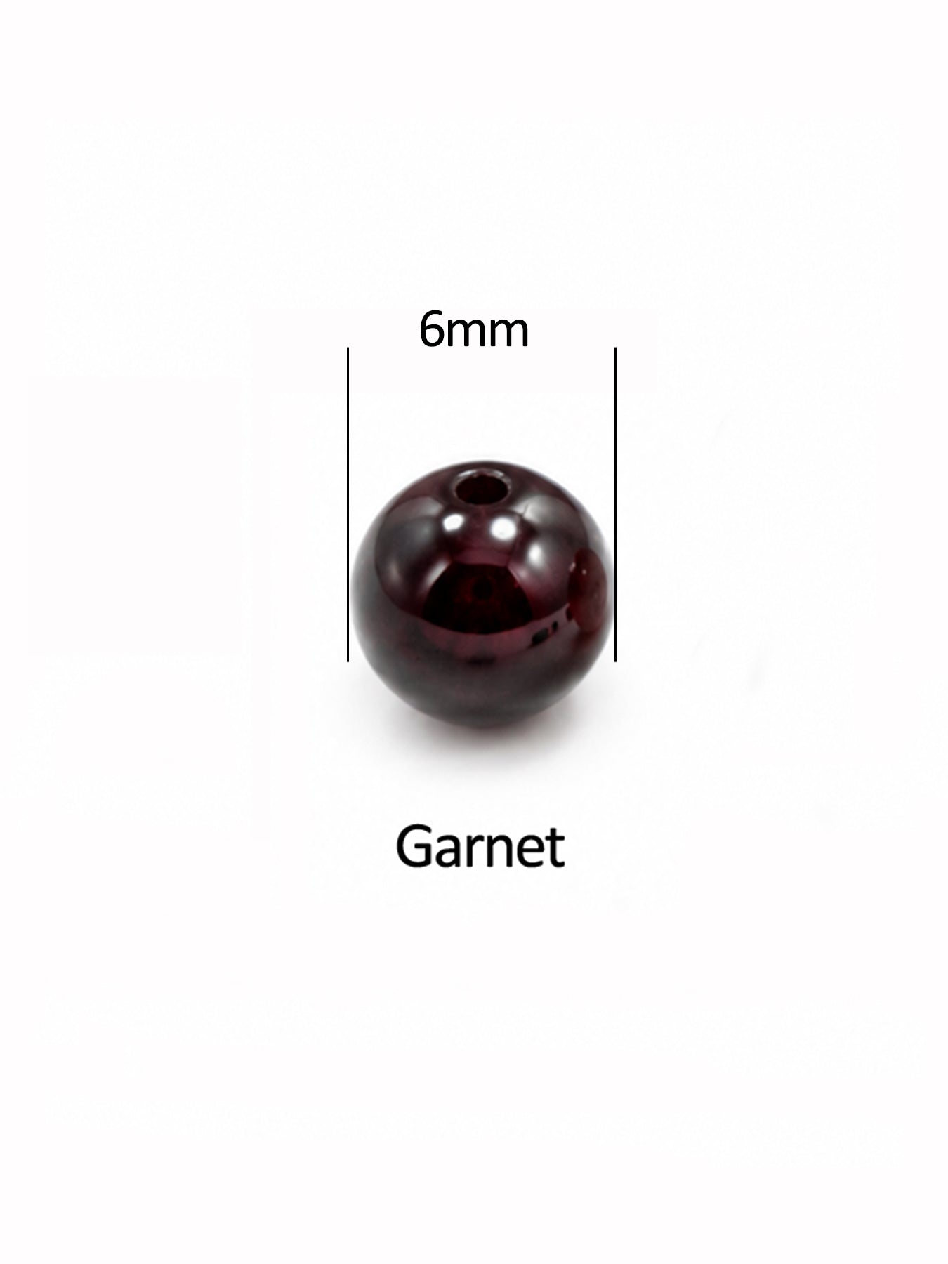 Natural Gemstone Beads for Jewelry Making | 6mm & 8mm Round Stone Beads | 10PCS/Pack
