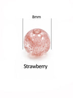 Natural Gemstone Beads for Jewelry Making | 6mm & 8mm Round Stone Beads | 10PCS/Pack