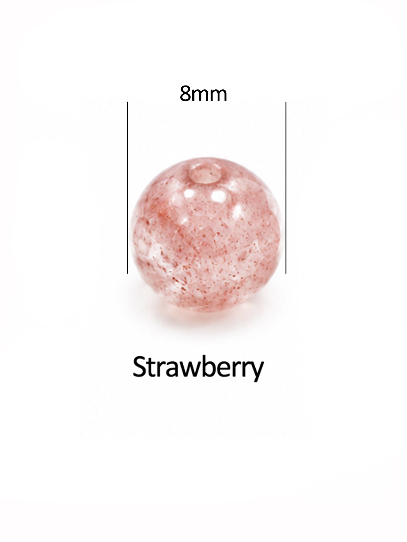 Natural Gemstone Beads for Jewelry Making | 6mm & 8mm Round Stone Beads | 10PCS/Pack