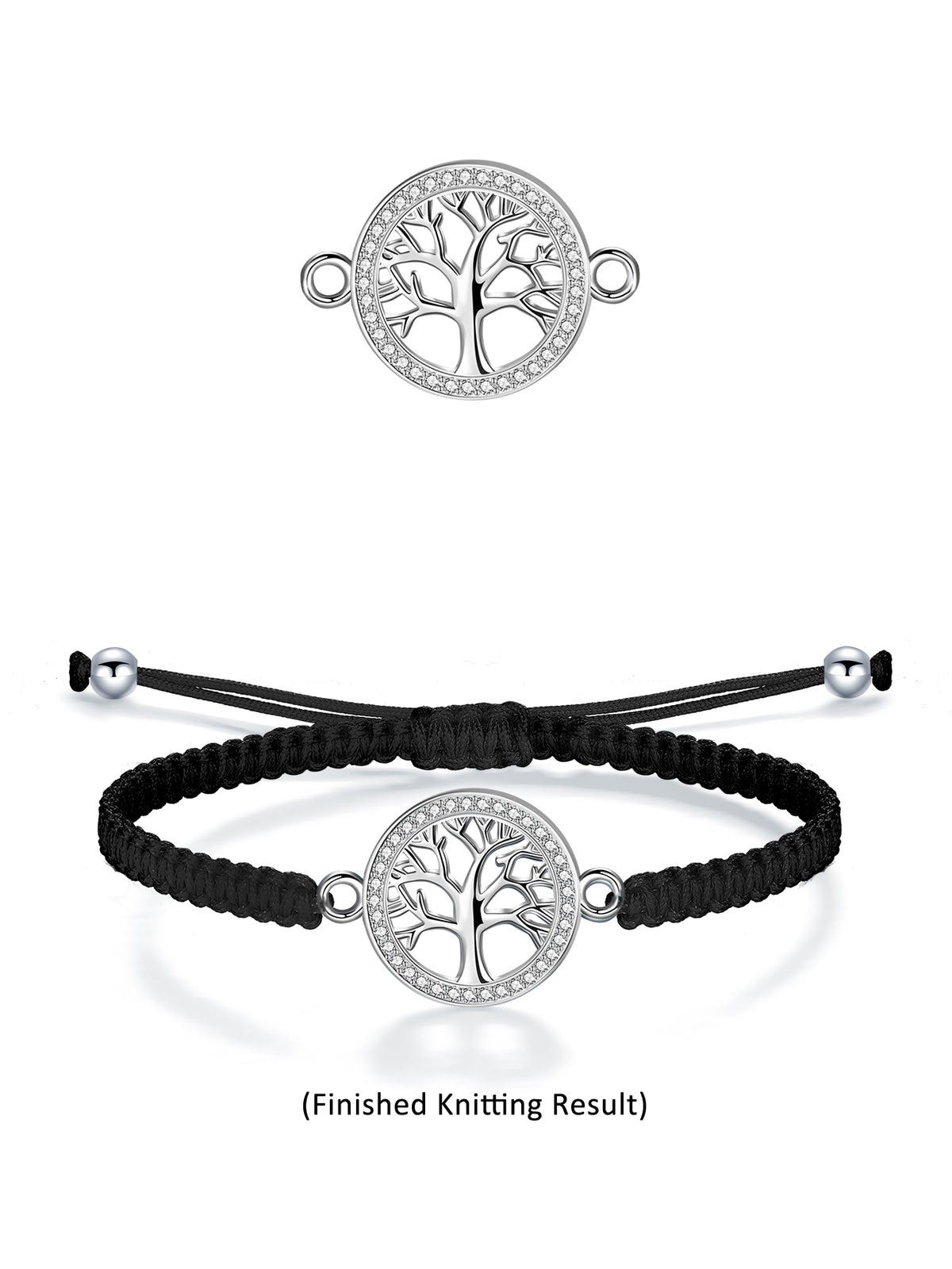 DIY Macrame Bracelet Kit — Pick Your Own Charm | Handmade Gift You Make Yourself